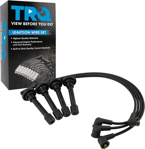 Vista 123 de TRQ Juego de cables de bujía de encendido del motor compatible con Hyundai Tucson Kia Sportage 2.7L Nrew