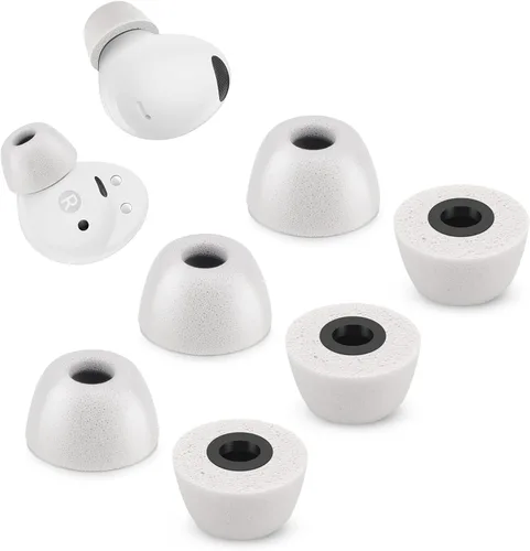 Vista 17 de Puntas de espuma viscoelástica para Samsung Galaxy Buds 2 Pro, sin dolor de silicona en las orejas, almohadillas de repuesto antideslizantes, cabe