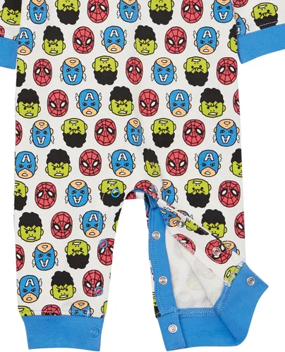 Vista 5 de Tienda Essentials Disney Marvel Star Wars - Overol de algodón para bebé, paquete de 3