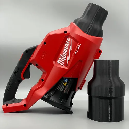 Vista 3 de Zephyrs Market - Boquilla de secado de coche resistente para soplador de hojas de combustible Milwaukee M18 (2724-20 y 2728-20)