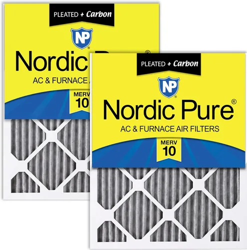 Vista 52 de Filtro de horno de aire acondicionado, caja de 6, de Nordic Pure Merv 12., 18x30x1M12-6