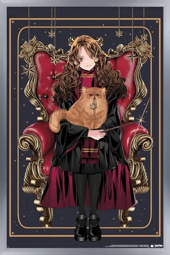 Vista 11 de Trends International The Wizarding World: Harry Potter - Póster de pared de Dinastía Hermione, 14.72 x 22.37 pulgadas, versión enmarcada de madera