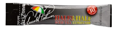 Vista 6 de Sobres de té en polvo de Arnold Palmer, mitad té helado y mitad limonada de AriZona, 10 sobres de 1.2 oz(Paquete de 12)