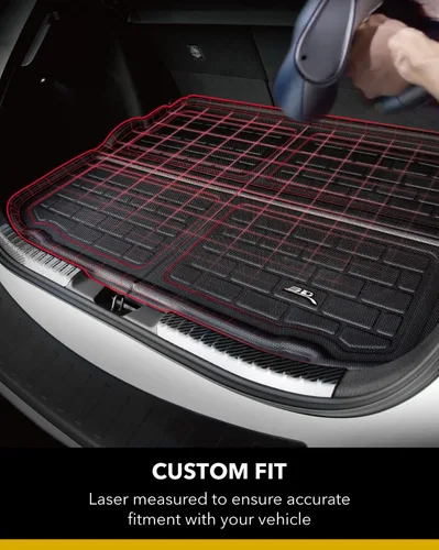 Vista 4 de 3D MAXpider Forro de carga Kagu de ajuste personalizado (negro) compatible con Jeep Grand Cherokee (WK) 2011-2022 - Forro de carga