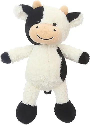 Vista 3 de BSVOME Vaca de peluche de 9 pulgadas de peluche suave y lindo, muñeca de vaca para niños y niñas