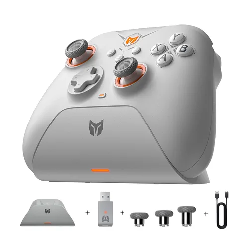 Vista 10 de BIGBIG WON Wireless Controllers, Gale Hall PC Controllers Motion Control, Hall Joysticks&Triggers, 3 Pairs of Thumbsticks, PC App Game Controllers