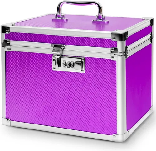 Vista 18 de Cajas pequeñas con cerradura de combinación para medicamentos con código para artículos personales, caja de seguridad para medicamentos y documentos