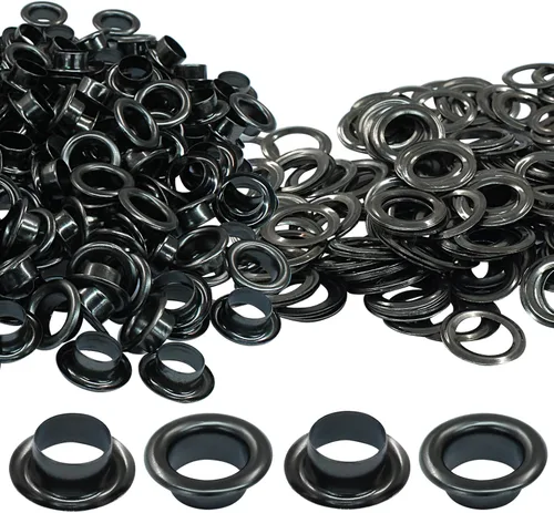 Vista 9 de Litoexpe Ojales Pequeños de 1.5MM, 200 Piezas, Ojales Autoadhesivos para Núcleos de Cuentas, Ropa, Cuero, Lona (Latón Antiguo)