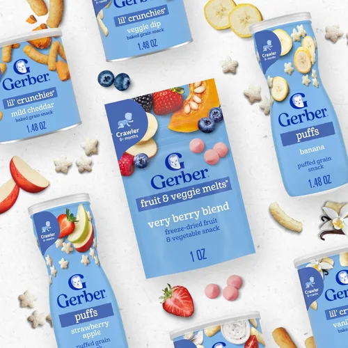 Vista 10 de Gerber Snacks para bebé Lil Crunchies