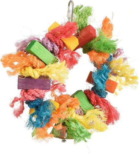 Paradise Sisal - Corona de juguete para mascotas, 8 pulgadas