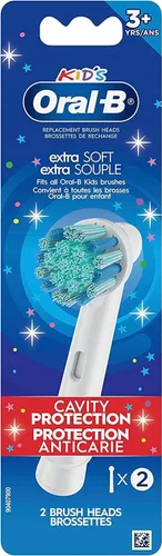 Vista 6 de Oral-B Cabezales de cepillo de repuesto extra suaves para niños, 2 unidades, protección contra cavidades