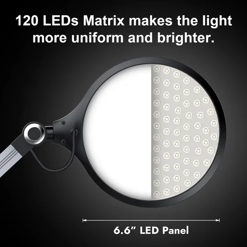 Vista 3 de Lámpara de escritorio, lámpara de escritorio de arquitecto LED, lámparas de escritorio para oficina en casa, lámpara de mesa con cargador