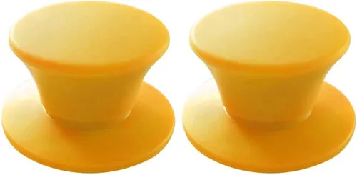 Vista 9 de JoyTube Pomo universal de repuesto para tapas de olla, cubierta de silicona resistente al calor, asas de sujeción sin BPA, aptas para lavavajillas