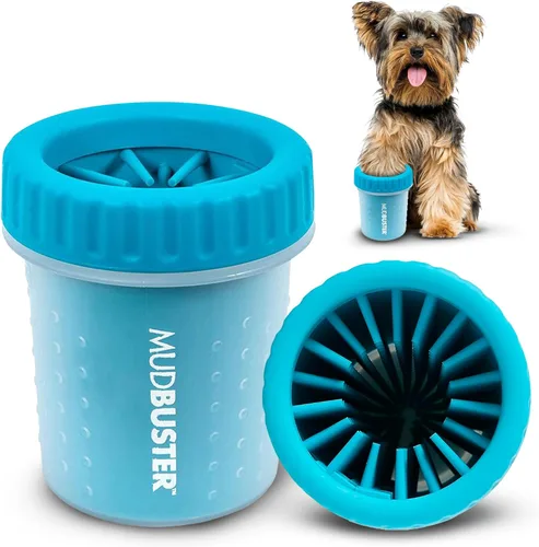 Vista 20 de Dexas MudBuster - Limpiador portátil para patas de perro, solución de limpieza grande verde para suministros premium para mascotas