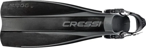 Vista 5 de Cressi Aletas de buceo de tacón abierto fuertes y resistentes Frog Made in Italy desde 1946