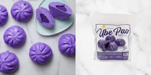 Vista 2 de Goldilocks Sweet Ube Pao 24oz (1x8pc) Sweet Ube Steamed Bun THAWED