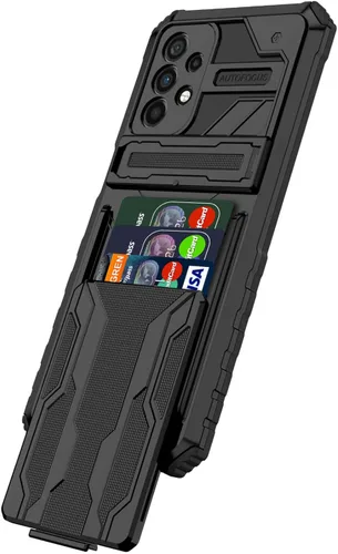 Funda tipo cartera para Samsung Galaxy A23 5G, color negro