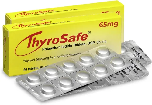 Vista 12 de ThyroSafe Tabletas de yoduro de potasio de 65 mg (paquete de 20) - Protege tu tiroides de la exposición a la radiación nuclear