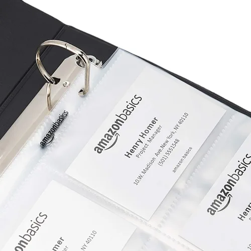 Vista 4 de Yaxa Basics Hojas de 9 protectores de tarjetas coleccionables para almacenamiento y protección, carga superior, transparente, paquete de 100