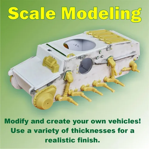 Vista 8 de LITKO Hojas flexibles de poliestireno de 8 x 10 pulgadas para manualidades Plasticard Hojas de plástico de estireno Modelado Manualidades