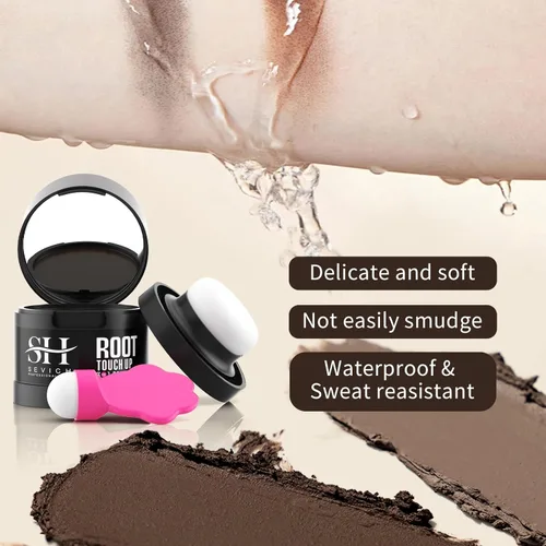 Vista 4 de Polvo para Línea de Cabello Sevich 2.0, Oculta Instantáneamente la Pérdida de Cabello, Polvo para Toque de Raíces, Sombra de Cabello para Mujeres