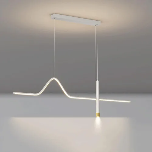 Modern Simple LED Chandelier, Variable Light Ceiling Lamp Fixture, Chandelier Fixture, Height-Adjustable Bedroom Living Room Chandelier, Used in