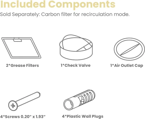 Vista 8 de Campana extractora Comfee' de 30 pulgadas, campana extractora delgada convertible con conducto/sin conducto para debajo del gabinete, campana Acero