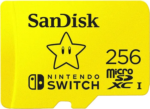 Vista 2 de SanDisk - Tarjeta de memoria MicroSD de 256 GB para Nintendo Switch Micro SDXC de 256 GB para Switch & Switch Lite SDSQXAO-256G con (1) funda