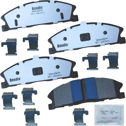 Vista 136 de Pastillas de freno Bendix Fleet Metlok MKD52FM para Apollo, Centurion, Century, Chasis Comercial, Electra, Estate Wagon, GS, 50, 400, 455, LeSabre