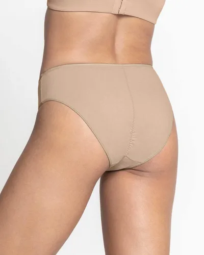 Vista 2 de Pack de 3 bragas de algodón con cobertura de barriga