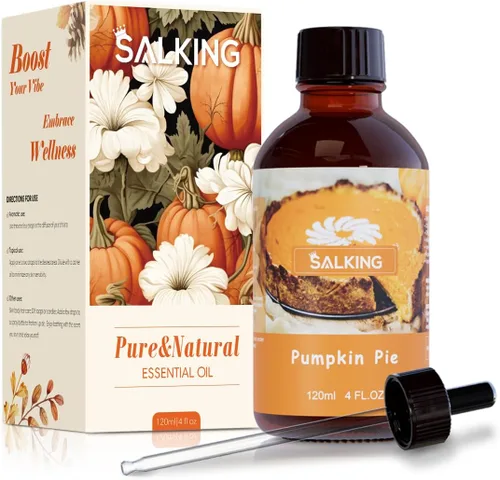 Vista 7 de SALKING Aceite de Fragancia de Corona de Otoño, 120ml (4 Fl Oz) Aceites Esenciales Premium para Difusor, Aromas de Velas para Hacer Velas