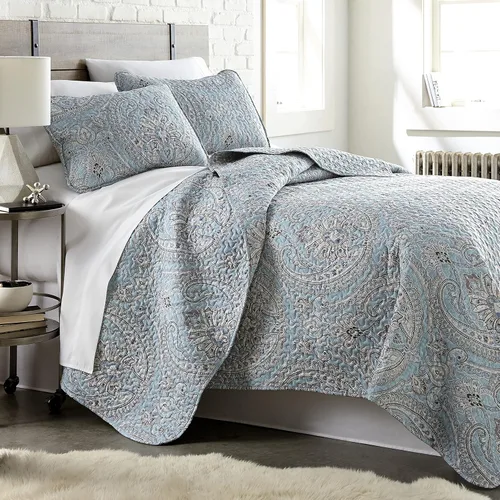 Vista 39 de Southshore Fine Living, Inc. Juego de edredón individual XL, colcha de microfibra acolchada, juego de edredón individual con funda de almohada, ropa