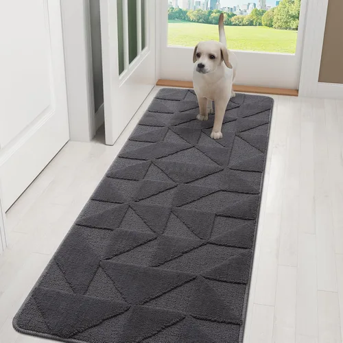 Vista 16 de OLANLY Alfombrillas para Puerta de Interior, Antideslizantes, Absorbentes, Resistentes a la Suciedad, Alfombrilla de Entrada Lavable, Felpudo