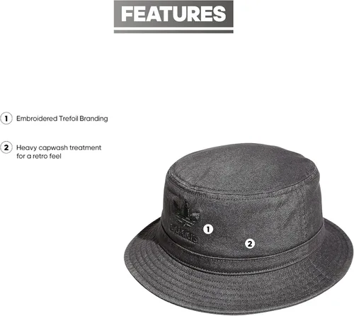 Vista 2 de adidas Originals - Gorro estilo pescador lavado.