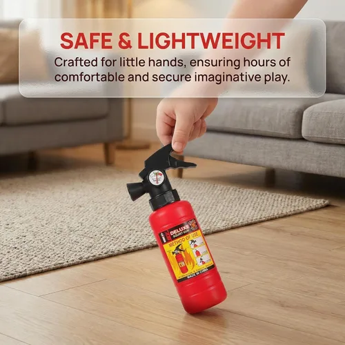Vista 9 de 1 juego de bombero para niños, juego de rol, equipo de bombero, disfraz de casco, herramientas para extintor de agua, accesorios de juego