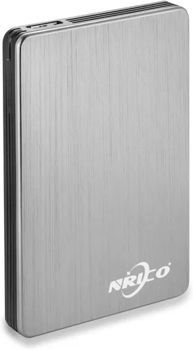 NRICO Disco duro externo portátil de 320 GB USB 3.0 HDD de 2.5 pulgadas de almacenamiento compatible con PC, Mac, escritorio, PS4 (320 GB, gris)