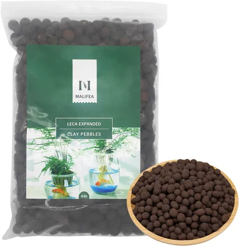 Vista 7 de Suministros hidropónicos de arcilla expandida Leca de 2 libras para plantas de jardín de interior (2 libras)