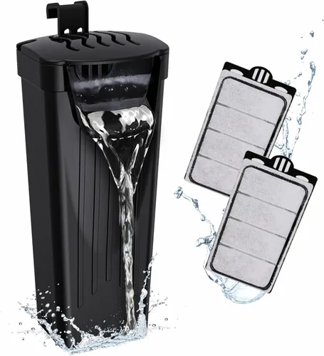 Vista 7 de GOZILLA 12 Pack Cartridges Turltle Tank Filter Replacement Plates, Suitable for 3.5W 74GPH Low Water Turtle Tank Filter.