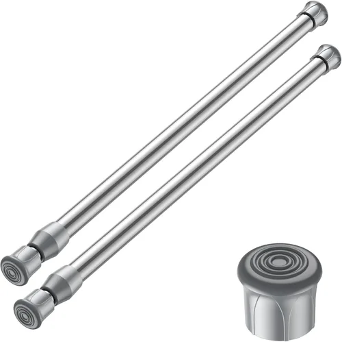 Vista 22 de AIZESI 4 Piezas Barras de Cortina de Tensión de Resorte Pequeñas de 8 a 12 Pulgadas, Mini Barras de Tensión DIY Sin Taladro para Luces Laterales