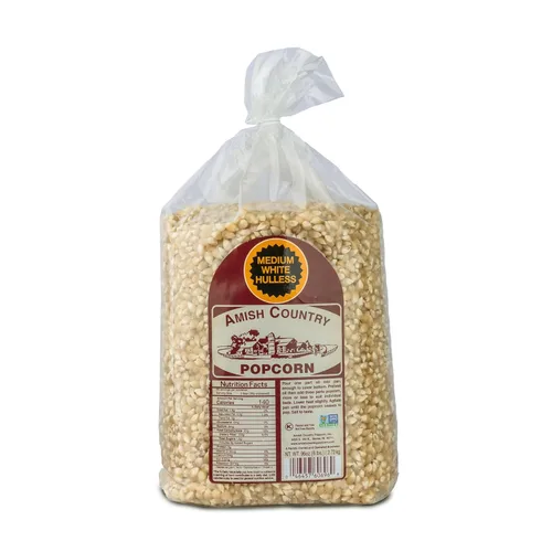 Vista 15 de Amish Country Popcorn Bolsas de 24 a 4 onzas, granos blancos medianos Anticuado, sin OMG y sin gluten