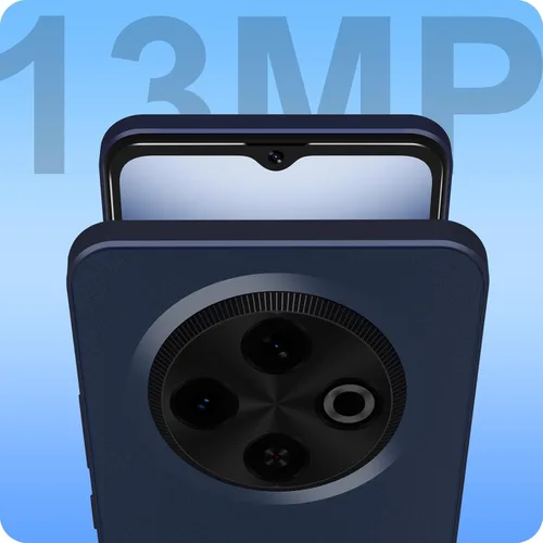 Vista 7 de A3 Abierto 4G Teléfono celular desbloqueado barato 6.6 "Pantalla HD+ Android 12 Teléfono inteligente 6(3+3)+16GB/256 TF Octa-Core Dual SIM