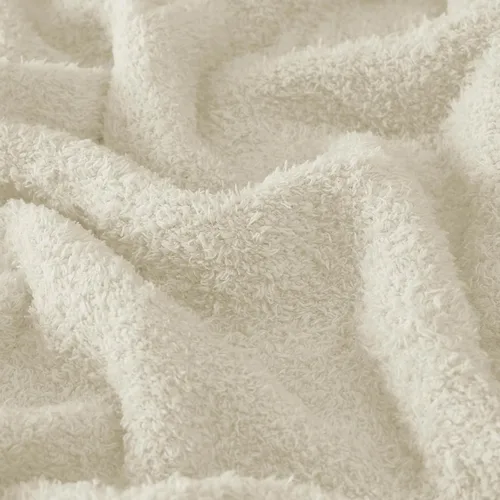 Vista 6 de CYMULA Manta de Punto Súper Suave Tamaño Throw Beige - Ligera Afelpada Esponjosa Mullida Cálida Acogedora Mantas y Throws para Sofá Cama Uso