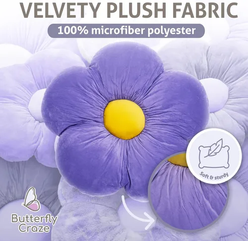 Vista 4 de Almohada de cama para niña scomo cojín de nook de lectura decorativo y suave. Regalos que la harán sonreír