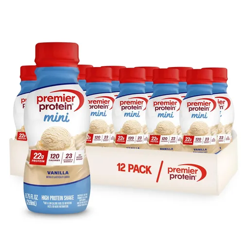 Vista 10 de Paquete de amantes del chocolate: batidos de proteína Premier Protein Mocha + batidos de proteína de chocolate MINIS, 24 batidos en total