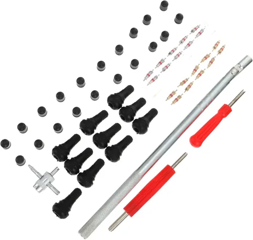54pcs Tire Stem Removal and Installation Tool Set for Car Tire Repair and Auto Valve Stem Tools Maintenance Kit
