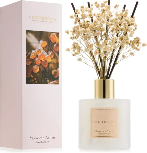 Vista 36 de Cocorrína Juegos de Difusores de Varillas – 6.7 onzas, difusor perfumado de melocotón blanco y oolong con 8 varillas, difusor de varillas