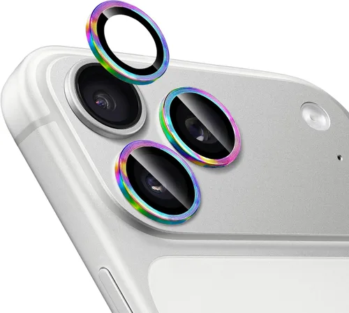 Vista 14 de Compatible con iPhone 13 Pro para iPhone 13 Pro Max, protector de lente de cámara antiarañazos, vidrio templado 9H, protector de cámara de metal a