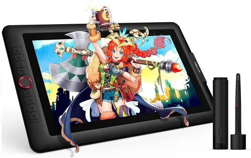 Vista 12 de XPPen Artist12 Pro - Tableta de dibujo de 11.6 pulgadas con pantalla para lápiz, tableta gráfica totalmente laminada con función de inclinación