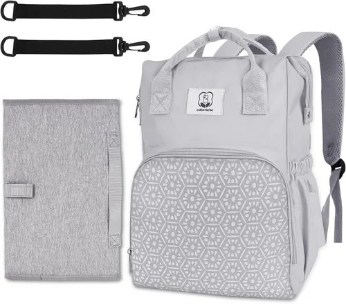 Vista 7 de Bolsa de pañales, Negro -, Bolsa de pañales negra, caqui