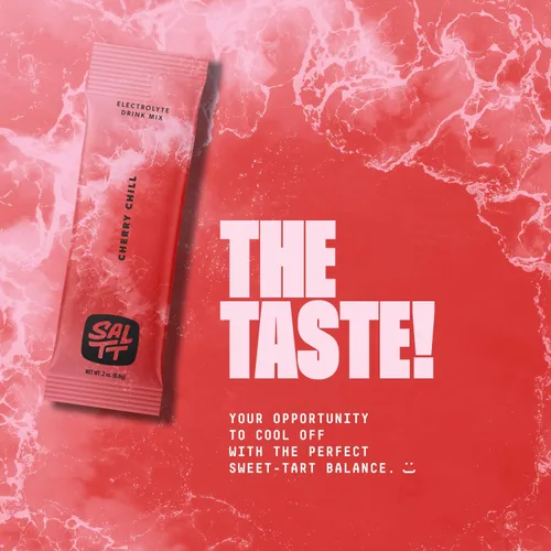 Vista 5 de SALTT Electrolytes Polvo Mezcla de Bebida Saborizada - Cherry Chill - 30 Paquetes de Hidratación - Magnesio, Potasio, Sodio, Oligoelementos - Sin